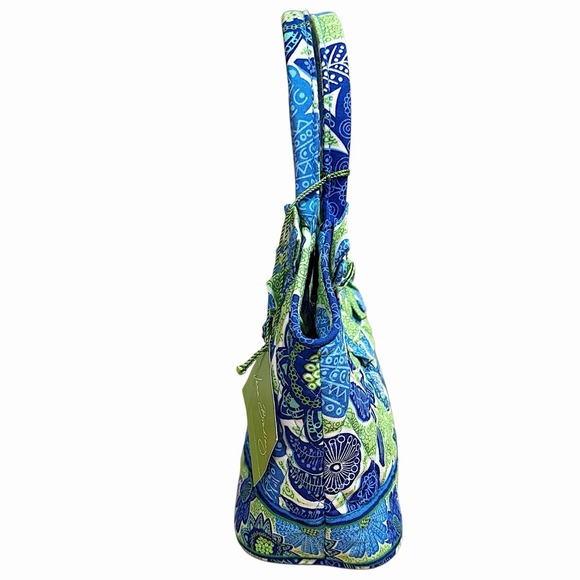 Vera Bradley Lily Doodle Daisy Ruffled Mini Purse Y2K Retired Print 2012 New - Picture 2 of 16